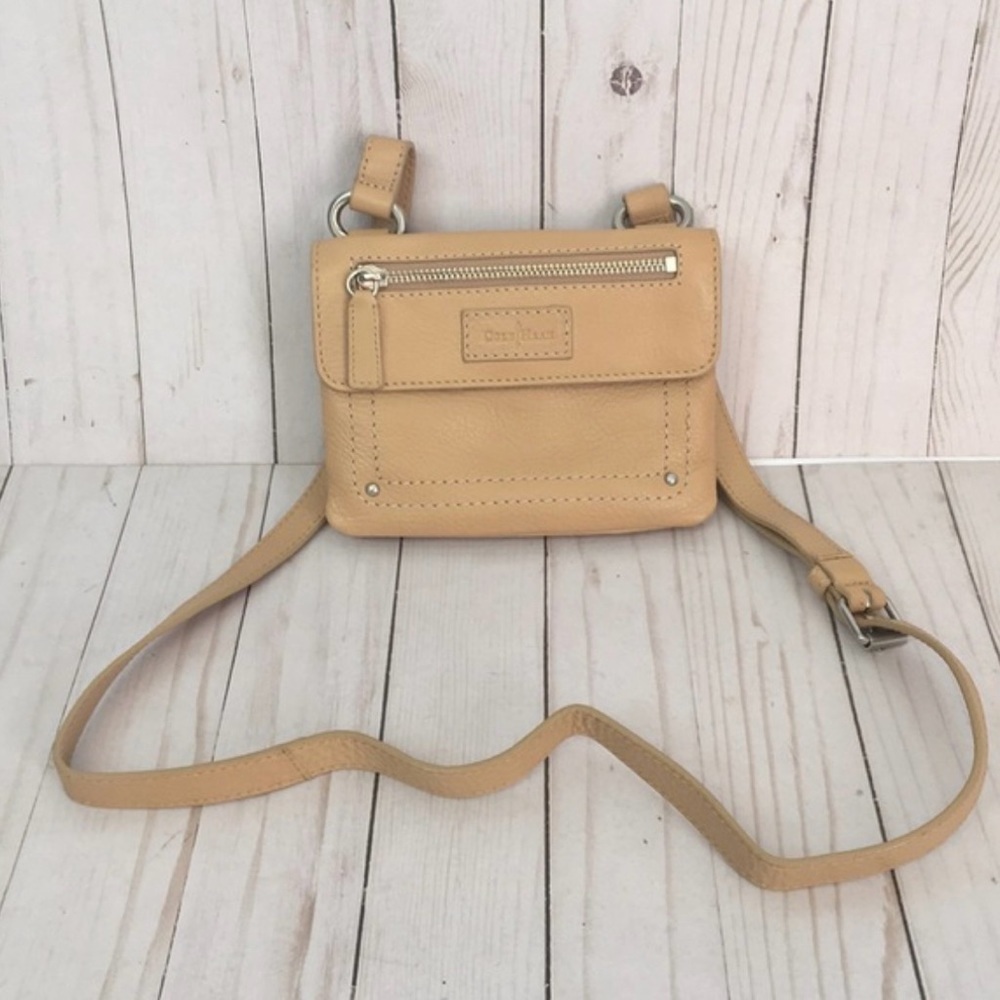 Cole Haan Tan Leather Small Crossbody Bag